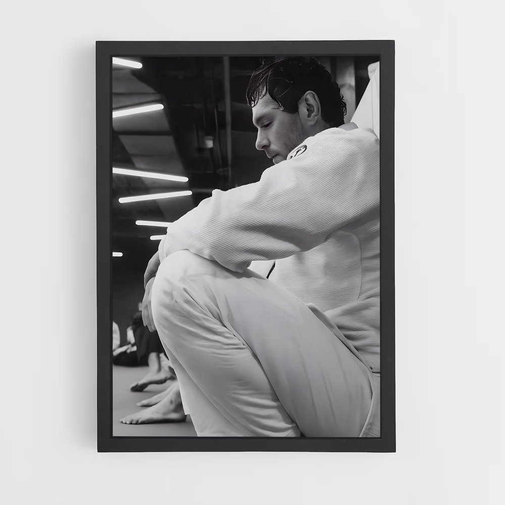 Poster Roger de gracie – affiche Jiu-jitsu brésilien (vue 2)